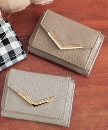 KOBE LETTUCE（コウベレタス）の「V字金具コンパクト三つ折りミニ財布（財布・レディース）」