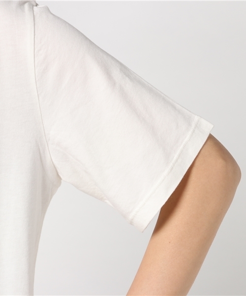 un dix cors（アンディコール）の「ラメサマータイムTシャツ（Tシャツ/カットソー・レディース・チャコールグレー/ホワイト/ブルー・ﾌﾘ-）」の13枚目の写真