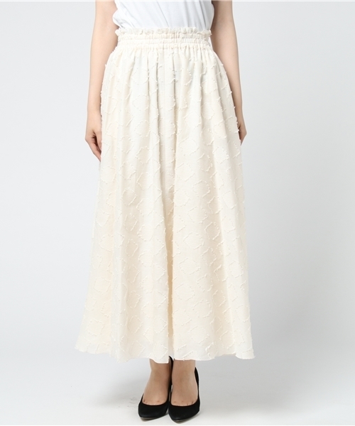 SHIPS（シップス）の「PrimaryNavyLabel:カットジャカードスカート（スカート・レディース・ネイビー/ピンク系その他・ONE SIZE）」の3枚目の写真