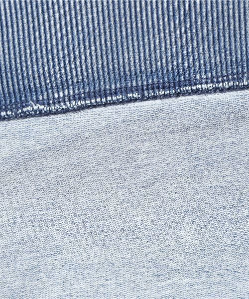 STYLEBLOCK（スタイルブロック）の「ケミカルウォッシュビッグシルエットロゴスウェット（スウェット・メンズ・ネイビー/ブルー・FREE）」の8枚目の写真