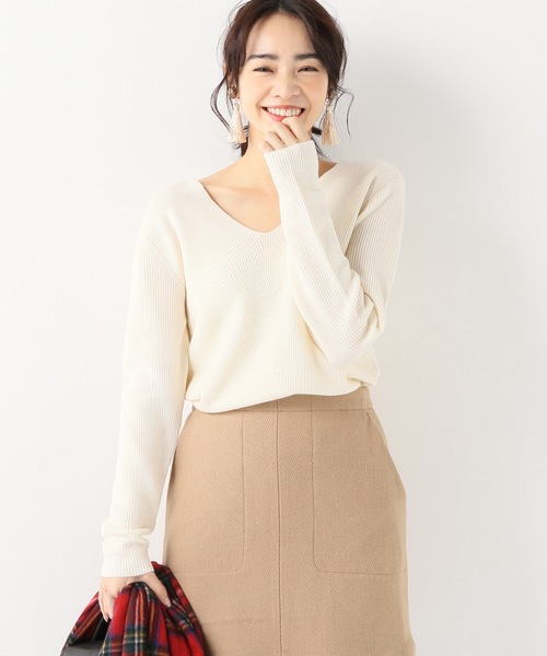 IENA - 【新品】イエナ　畦ニット　Ｖネックカーディガン　ブラウン　ウール90％ ゆったり 2024-B-SHK34480_c35_500x.jpg?v