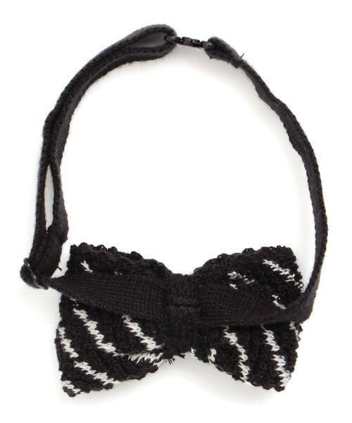 apres les cours（アプレレクール）の「■ニット蝶ネクタイ_アプレレクールマシェリ（ネクタイ・キッズ・エンジ/ネイビー/ブラック/グリーン・140/95）」の5枚目の写真