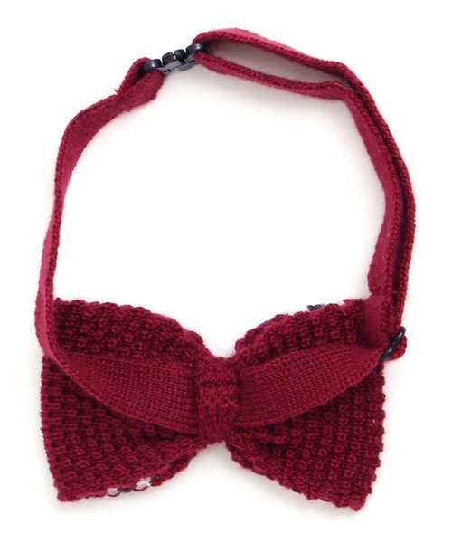 apres les cours（アプレレクール）の「■ニット蝶ネクタイ_アプレレクールマシェリ（ネクタイ・キッズ・エンジ/ネイビー/ブラック/グリーン・140/95）」の7枚目の写真