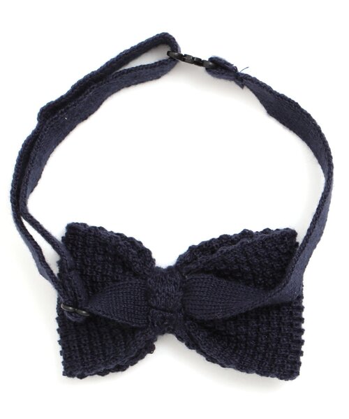 apres les cours（アプレレクール）の「■ニット蝶ネクタイ_アプレレクールマシェリ（ネクタイ・キッズ・エンジ/ネイビー/ブラック/グリーン・140/95）」の9枚目の写真