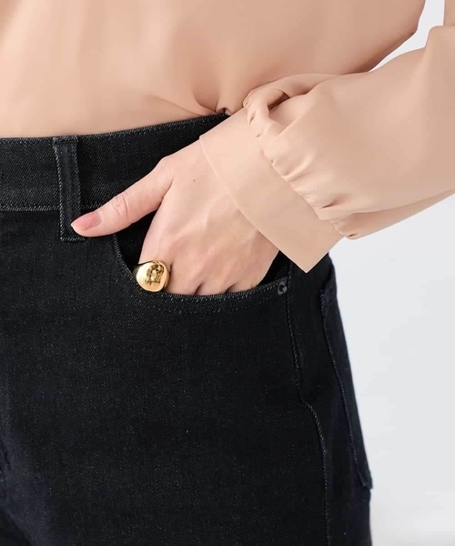 a.v.v(アーヴェヴェ)の「ワイドデニムパンツ(デニムパンツ・レディース・ネイビー/ライトブルー/ライトグレー/ブルー・40/42/34/38/36)」の22枚目の写真