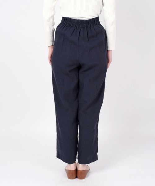 liflattie ships（リフラティ シップス）の「liflattie ships:リネンタックパンツ◇（その他パンツ・レディース・ライトグレー/ネイビー/ピンク/グリーン・SMALL/MEDIUM/LARGE）」の13枚目の写真