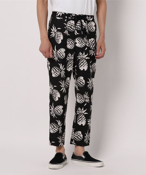JOINT WORKS(ジョイントワークス)の「バスケットアロハアンクルイージーパンツ(その他パンツ・メンズ・ブラック/ベージュ・MEDIUM/LARGE)」の2枚目の写真