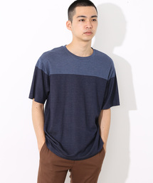 WフェイスボーダーTシャツ