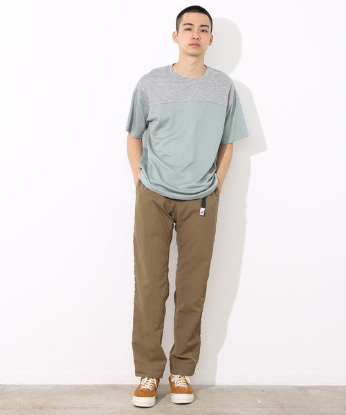 ADAM ET ROPE'(アダムエロペ)の「WフェイスボーダーTシャツ(Tシャツ/カットソー・メンズ・ホワイト/チャコールグレー/ネイビー/ミント・M/L)」の20枚目の写真