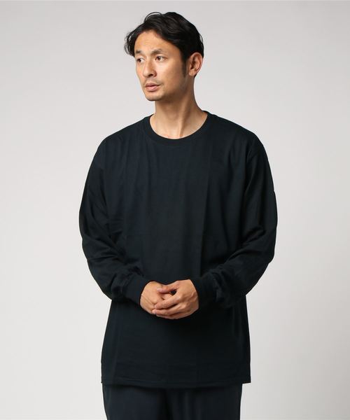 FRUIT OF THE LOOM（フルーツオブザルーム）の「＃FRUIT OF THE LOOM/フルーツオブザルーム　5ｏｚ ロングスリーブＴＥＥ（Tシャツ/カットソー・メンズ・パープル/ネイビー/レッド/カーキ/オレンジ/グリーン/ライトピンク/ワイン/ライトブルー/イエロー/グレー/チャコールグレー/ホワイト/ブラック・MEDIUM/LARGE/SMALL）」の19枚目の写真