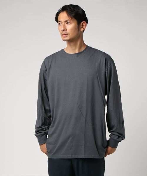 FRUIT OF THE LOOM（フルーツオブザルーム）の「＃FRUIT OF THE LOOM/フルーツオブザルーム　5ｏｚ ロングスリーブＴＥＥ（Tシャツ/カットソー・メンズ・パープル/ネイビー/レッド/カーキ/オレンジ/グリーン/ライトピンク/ワイン/ライトブルー/イエロー/グレー/チャコールグレー/ホワイト/ブラック・MEDIUM/LARGE/SMALL）」の20枚目の写真