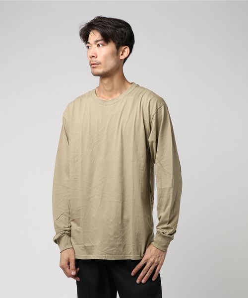 FRUIT OF THE LOOM（フルーツオブザルーム）の「＃FRUIT OF THE LOOM/フルーツオブザルーム　5ｏｚ ロングスリーブＴＥＥ（Tシャツ/カットソー・メンズ・パープル/ネイビー/レッド/カーキ/オレンジ/グリーン/ライトピンク/ワイン/ライトブルー/イエロー/グレー/チャコールグレー/ホワイト/ブラック・MEDIUM/LARGE/SMALL）」の22枚目の写真