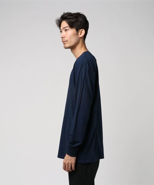 FRUIT OF THE LOOM（フルーツオブザルーム）の「＃FRUIT OF THE LOOM/フルーツオブザルーム　5ｏｚ ロングスリーブＴＥＥ（Tシャツ/カットソー・メンズ・パープル/ネイビー/レッド/カーキ/オレンジ/グリーン/ライトピンク/ワイン/ライトブルー/イエロー/グレー/チャコールグレー/ホワイト/ブラック・MEDIUM/LARGE/SMALL）」の15枚目の写真