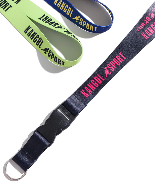 KANGOL（カンゴール）の「∴WEGO/KANGOL SPORT別注ネックストラップ（ネックレス・メンズ・ホワイト/ブラック/ピンク/イエロー/ブルー/ブラック系その他・FREE）」の4枚目の写真