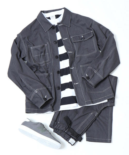 coen（コーエン）の「【セットアップ企画】ピーチツイルカバーオール（カバーオール・メンズ・ダークグレー/ネイビー・SMALL/MEDIUM/LARGE/X-LARGE）」の14枚目の写真