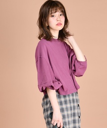 natural couture | UESD風ボリューム袖Tシャツ(Tシャツ/カットソー)