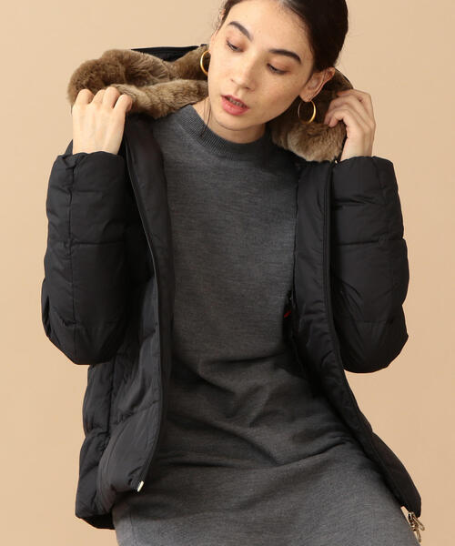 DUVETICA(デュベティカ)の「【別注】<DUVETICA(デュベティカ)>∴ROISIN ダウンジャケットо(ダウンジャケット/コート・レディース・ブラック/モカ/その他1・44/42)」の1枚目の写真