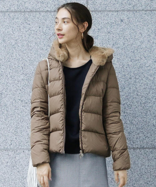 DUVETICA(デュベティカ)の「【別注】<DUVETICA(デュベティカ)>∴ROISIN ダウンジャケットо(ダウンジャケット/コート・レディース・ブラック/モカ/その他1・44/42)」の17枚目の写真