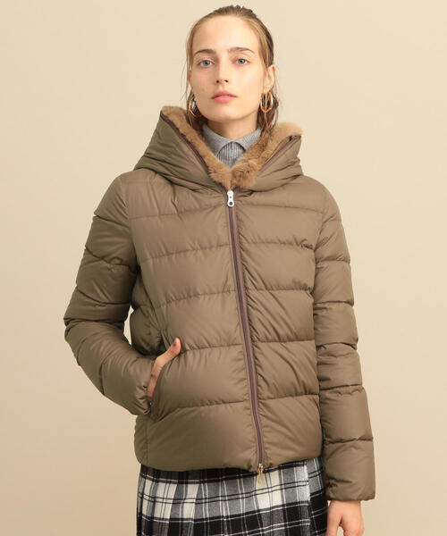 DUVETICA(デュベティカ)の「【別注】<DUVETICA(デュベティカ)>∴ROISIN ダウンジャケットо(ダウンジャケット/コート・レディース・ブラック/モカ/その他1・44/42)」の4枚目の写真