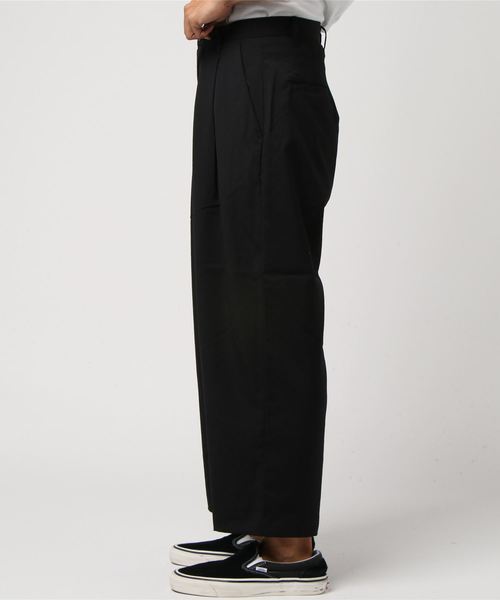 WEGO(ウィゴー)の「WEGO/チェーンストレッチワイドスラックス(スラックス・メンズ・ブラック・MEDIUM/LARGE/SMALL)」の6枚目の写真