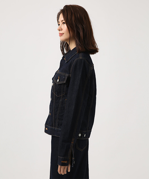 【送料無料即発送美品】moussyマウジーデニムジャケットDENIMLONG 黒 2025年最新】moussy レディース Gジャン・デニムジャケット