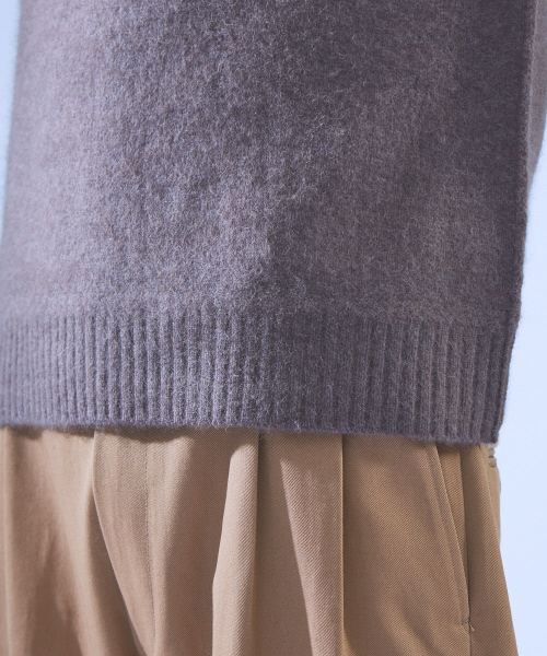 ABAHOUSE（アバハウス）の「YAK/RA/CA タートルネックニット（ニット/セーター・メンズ・グレー/カーキ/ダークオレンジ/ネイビー・44/46/48）」の10枚目の写真