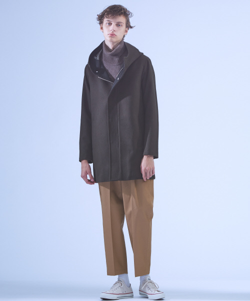 ABAHOUSE（アバハウス）の「YAK/RA/CA タートルネックニット（ニット/セーター・メンズ・グレー/カーキ/ダークオレンジ/ネイビー・44/46/48）」の13枚目の写真