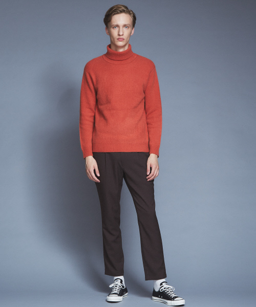ABAHOUSE（アバハウス）の「YAK/RA/CA タートルネックニット（ニット/セーター・メンズ・グレー/カーキ/ダークオレンジ/ネイビー・44/46/48）」の21枚目の写真