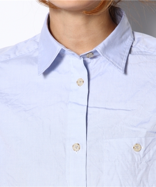 MYSELF ABAHOUSE（マイセルフアバハウス）の「ｵｯｸｽﾚｷﾞｭﾗｰｼｬﾂ（シャツ/ブラウス・レディース・オレンジ/グリーン系その他/ホワイト/サックスブルー・MEDIUM/SMALL）」の8枚目の写真