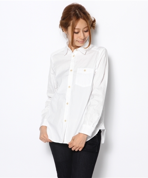 MYSELF ABAHOUSE（マイセルフアバハウス）の「ｵｯｸｽﾚｷﾞｭﾗｰｼｬﾂ（シャツ/ブラウス・レディース・オレンジ/グリーン系その他/ホワイト/サックスブルー・MEDIUM/SMALL）」の12枚目の写真