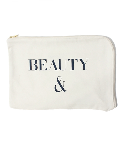 BEAUTY&YOUTH UNITED ARROWS(ビューティーアンドユースユナイテッドアローズ)の「BY スーベニア ドキュメント バッグ◆(クラッチバッグ・メンズ・ホワイト/ネイビー/ブラック・フリー)」の1枚目の写真