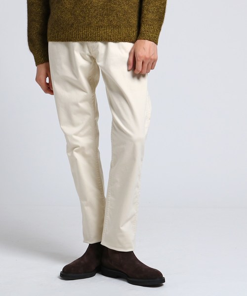 Takeo Kikuchi タケオキクチ の ピーチサテンストレッチパンツ メンズ ボトム パンツ ストレッチ 無地 その他パンツ Wear