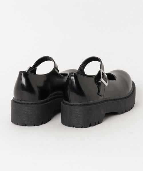 WEGO(ウィゴー)の「WEGO/厚底ストラップシューズ(その他シューズ・レディース・ブラック系その他/ブラック・LARGE/MEDIUM)」の4枚目の写真