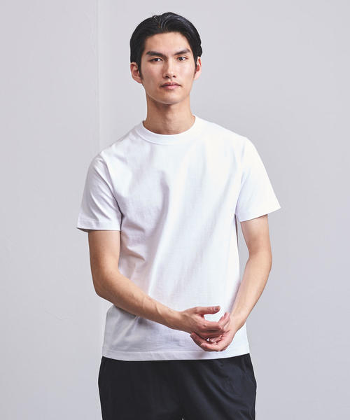 UNITED ARROWS（ユナイテッドアローズ）の「<fit for(フィット フォー)>BASIC TEE（Tシャツ/カットソー・メンズ・ブラック/ホワイト・SMALL/MEDIUM/LARGE）」の2枚目の写真
