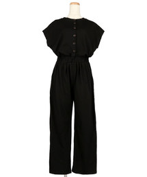 coca（coca） | 前後2wayフレンチスリーブオールインワン(つなぎ/オールインワン)