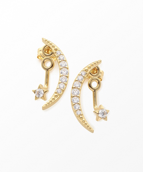 ete(エテ)の「○ビジュー ピアス&ピアスチャーム「ラップピアス ete(エテ)の「○ビジュー ピアス&ピアスチャーム「ラップピアス