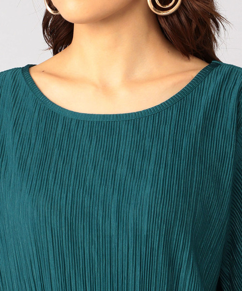 A/C DESIGN BY ALPHA CUBIC(エーシーデザインバイアルファキュービック)の「ウエストギャザーワンピース(ワンピース・レディース・イエロー/グリーン/ネイビー・M size/L size)」の6枚目の写真