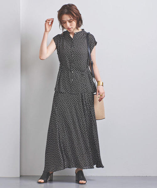 1度のみ UNITED ARROWS  ドット キャップスリーブブラウス UNITED ARROWS - 1度のみ UNITED ARROWS ドット キャップスリーブ