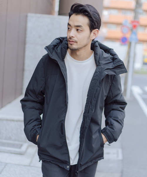 Auntie Rosa Holiday（アンティローザホリデー）の「【Holiday】中綿フードボリュームジャケット（ダウンジャケット/コート・メンズ・ブラック/ベージュ/オリーブ・MEDIUM/LARGE）」の4枚目の写真