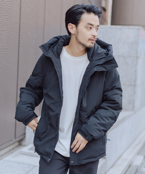 Auntie Rosa Holiday（アンティローザホリデー）の「【Holiday】中綿フードボリュームジャケット（ダウンジャケット/コート・メンズ・ブラック/ベージュ/オリーブ・MEDIUM/LARGE）」の5枚目の写真