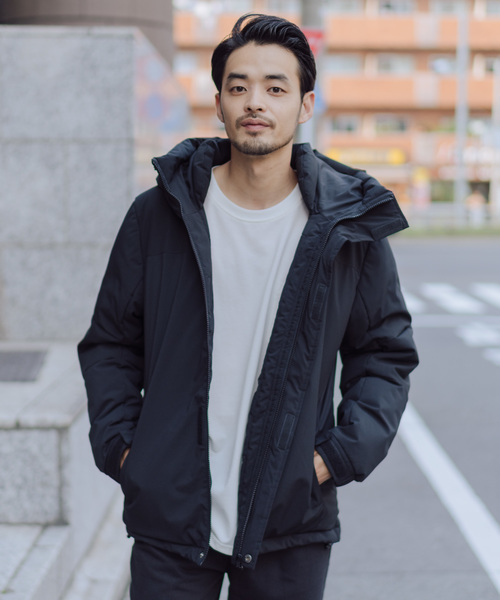 Auntie Rosa Holiday（アンティローザホリデー）の「【Holiday】中綿フードボリュームジャケット（ダウンジャケット/コート・メンズ・ブラック/ベージュ/オリーブ・MEDIUM/LARGE）」の6枚目の写真