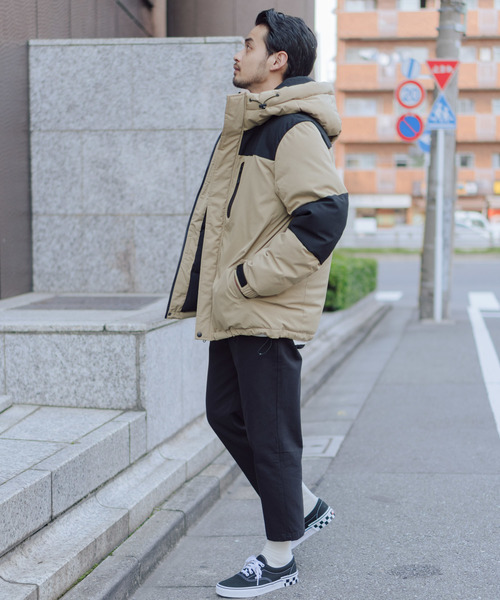 Auntie Rosa Holiday（アンティローザホリデー）の「【Holiday】中綿フードボリュームジャケット（ダウンジャケット/コート・メンズ・ブラック/ベージュ/オリーブ・MEDIUM/LARGE）」の11枚目の写真