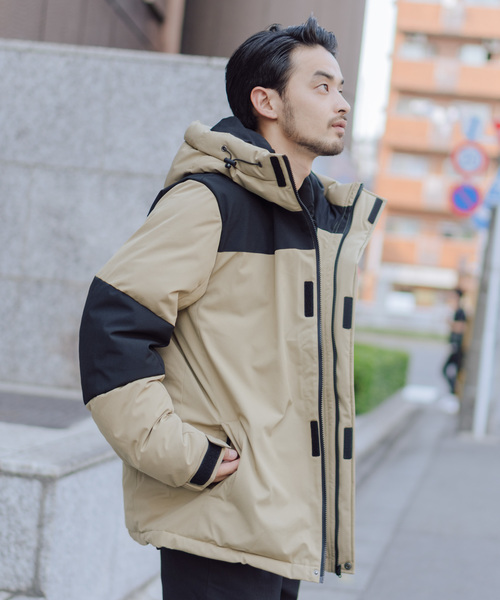 Auntie Rosa Holiday（アンティローザホリデー）の「【Holiday】中綿フードボリュームジャケット（ダウンジャケット/コート・メンズ・ブラック/ベージュ/オリーブ・MEDIUM/LARGE）」の13枚目の写真