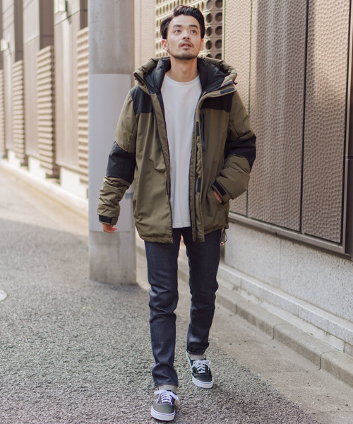 Auntie Rosa Holiday（アンティローザホリデー）の「【Holiday】中綿フードボリュームジャケット（ダウンジャケット/コート・メンズ・ブラック/ベージュ/オリーブ・MEDIUM/LARGE）」の17枚目の写真