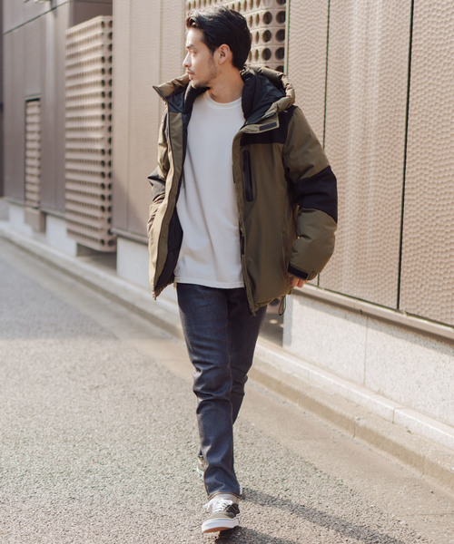 Auntie Rosa Holiday（アンティローザホリデー）の「【Holiday】中綿フードボリュームジャケット（ダウンジャケット/コート・メンズ・ブラック/ベージュ/オリーブ・MEDIUM/LARGE）」の18枚目の写真