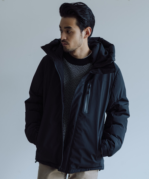 Auntie Rosa Holiday（アンティローザホリデー）の「【Holiday】中綿フードボリュームジャケット（ダウンジャケット/コート・メンズ・ブラック/ベージュ/オリーブ・MEDIUM/LARGE）」の20枚目の写真