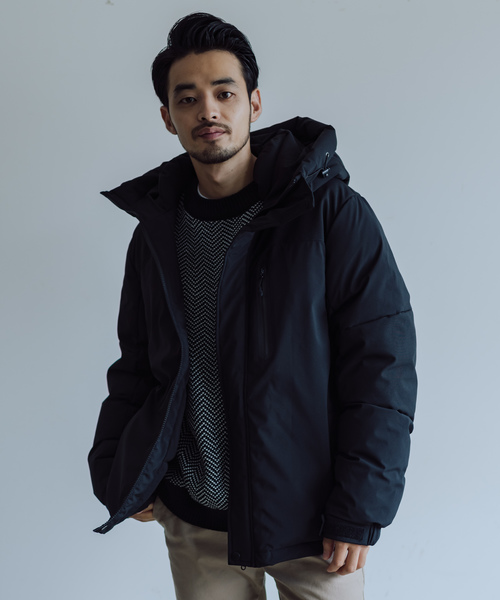 Auntie Rosa Holiday（アンティローザホリデー）の「【Holiday】中綿フードボリュームジャケット（ダウンジャケット/コート・メンズ・ブラック/ベージュ/オリーブ・MEDIUM/LARGE）」の21枚目の写真