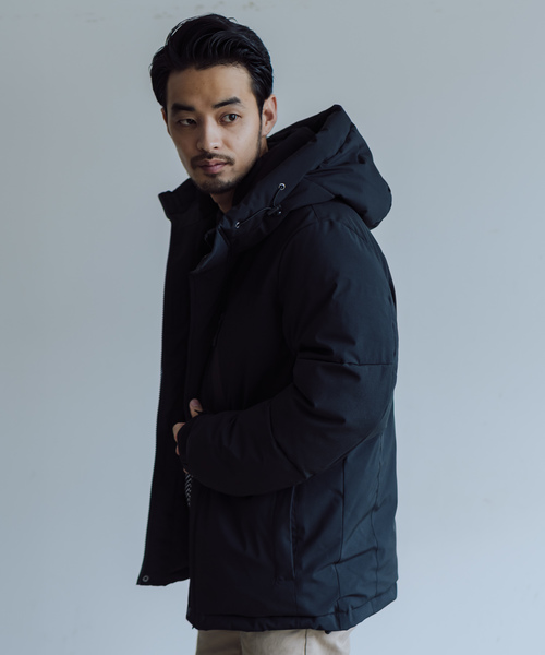 Auntie Rosa Holiday（アンティローザホリデー）の「【Holiday】中綿フードボリュームジャケット（ダウンジャケット/コート・メンズ・ブラック/ベージュ/オリーブ・MEDIUM/LARGE）」の22枚目の写真