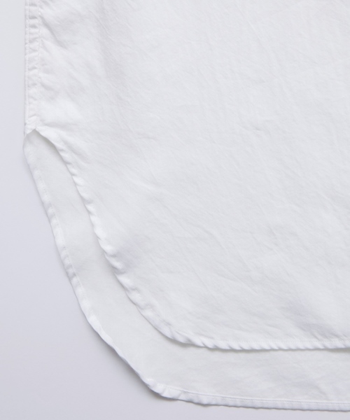 MONKEY TIME（モンキータイム）の「MT∴ コットン/リヨセル バンドカラー クウォータースリーブシャツ◆（シャツ/ブラウス・メンズ・ホワイト/その他1・SMALL/MEDIUM/LARGE）」の12枚目の写真