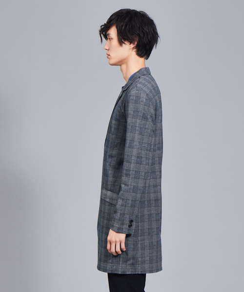 ABAHOUSE GRAY（アバハウスグレイ）の「【展開店舗限定】カットチェスターコート（ステンカラーコート・メンズ・オレンジ系その他/ネイビー/その他/チャコールグレー・48/50/46）」の5枚目の写真
